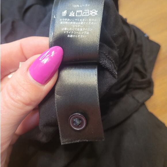 Obey Black Cropped Sleeveless Jumpsuit XS Lightweight Beachy Streetwear EUC - Picture 16 of 16